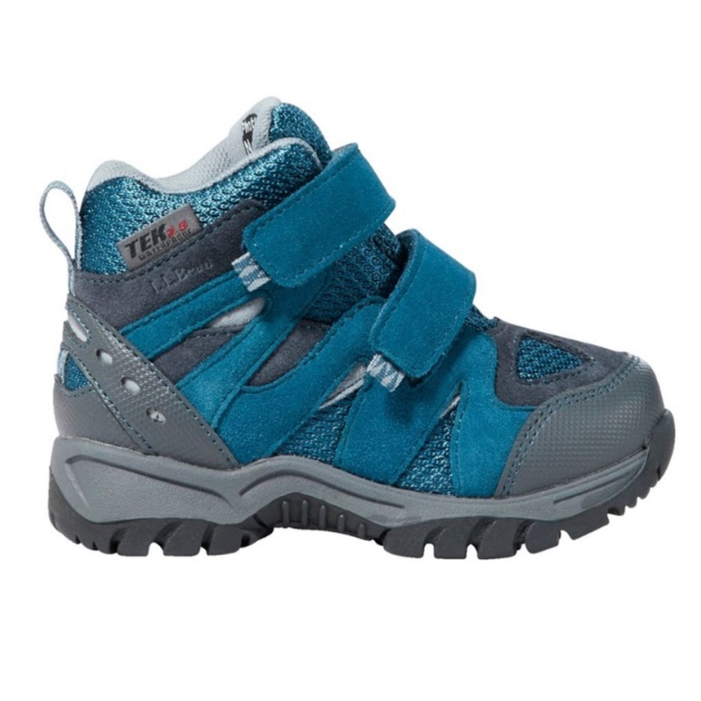 LL Bean Toddlers' Trail Model Hikers size 7 Twilight blue LIKE NEW